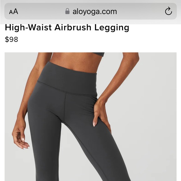 ALO YOGA High-Waist Airbrush Legging - Picture 1 of 5